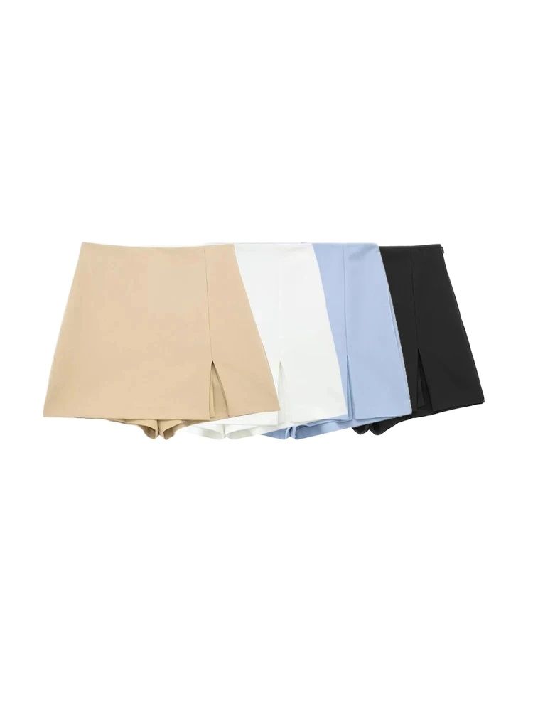 Summer Zara - Damen-Shorts mit Schlitz vorne und seitlichem