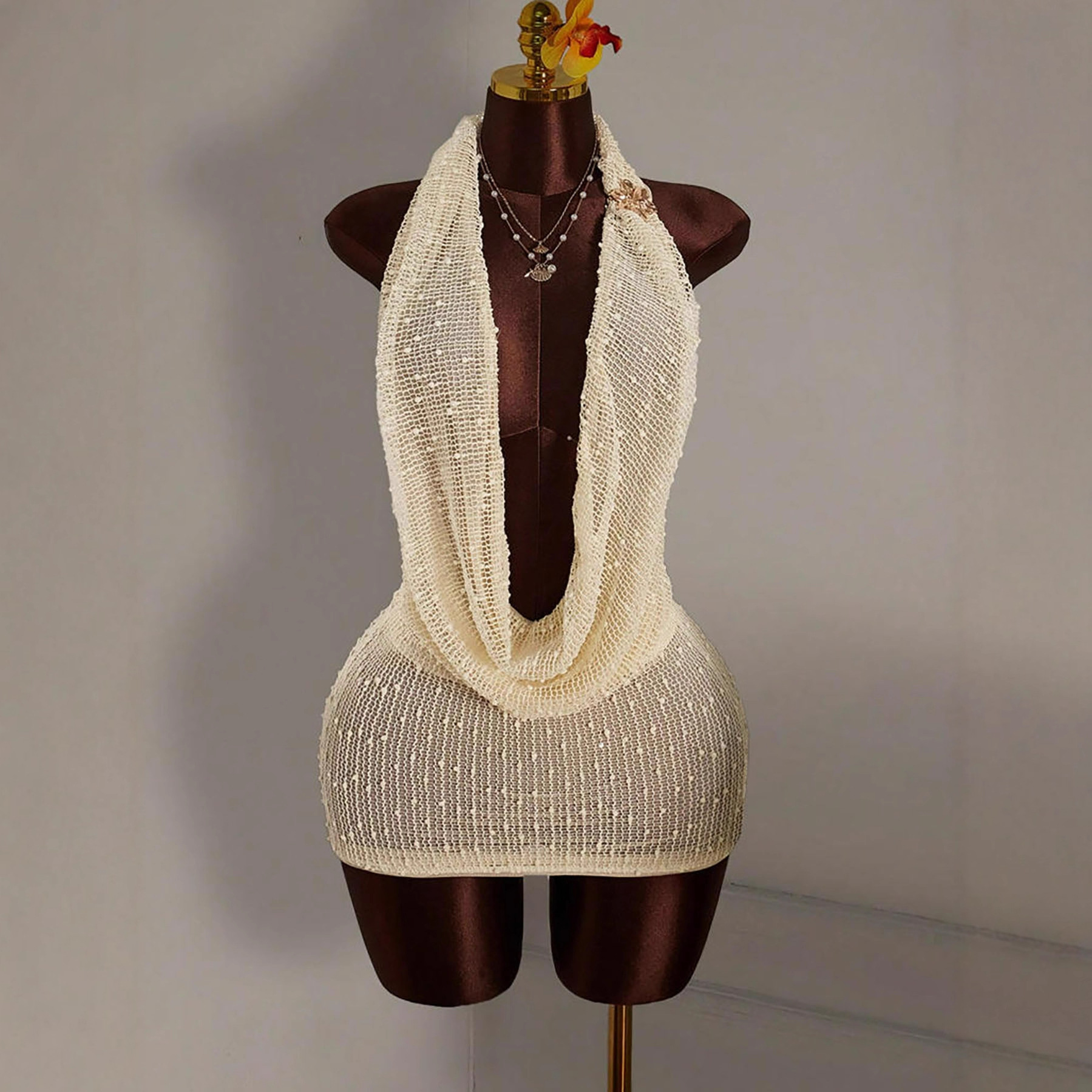 Gestricktes Bodycon-Minikleid  – Summer Clothing Drawing Bewertung und Preis