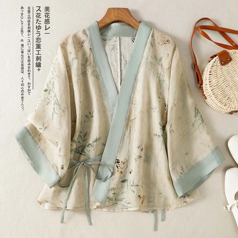 Vintage Blumenmuster Kurzer Ki – Summer Clothing Wraps Bewertung und Preis