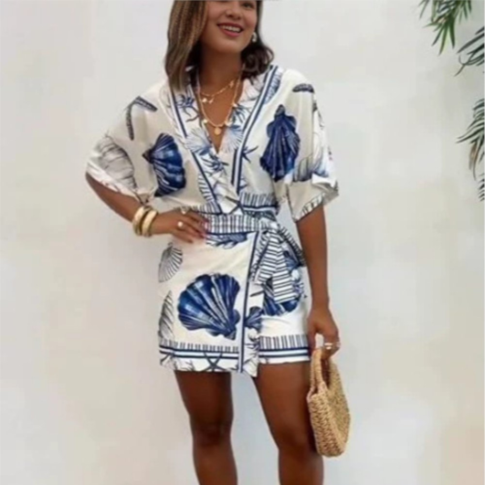 Modischer Bedruckter Kurzarm-J – Summer Zara Bewertung und Preis