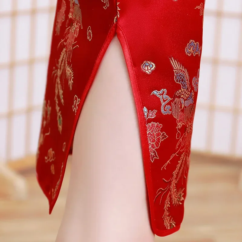 Sommer Kinder Cheongsam 2024 M – Summer Clothing Baby Girl Bewertung und Preis
