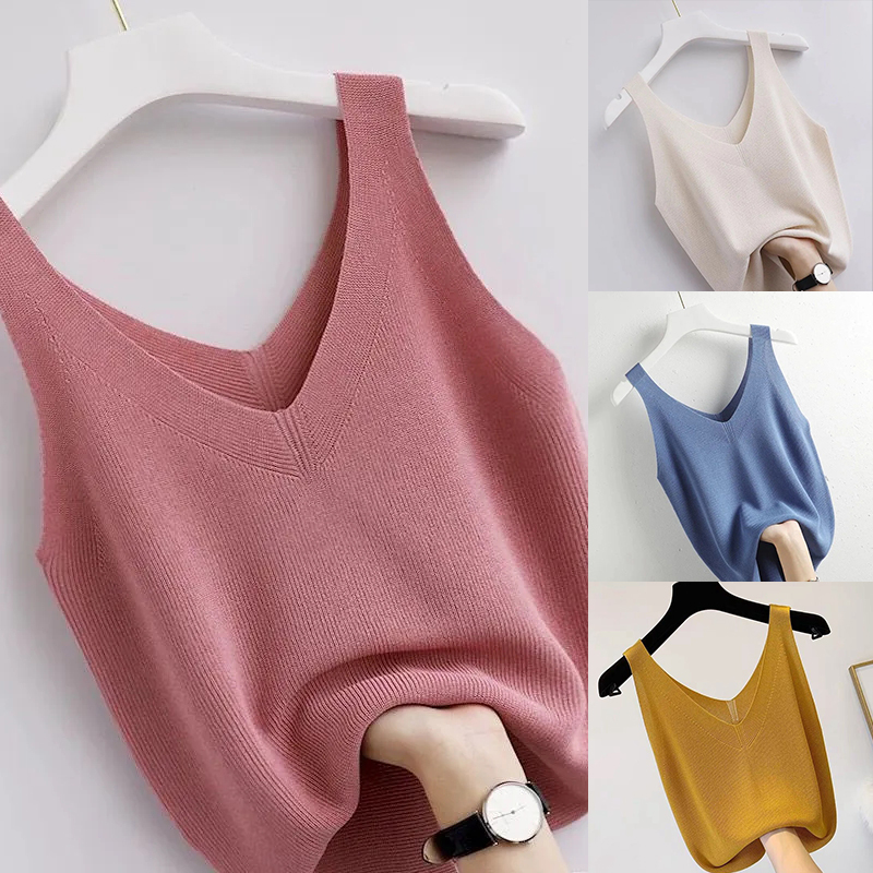 Stricken Vintage Tank Top V-au – Summer Zara Bewertung und Preis
